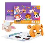 Costume Party DIY Animal Paper Mask 8 Pieces For Petting Zoo Farmhouse Jungle