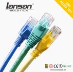 CAT6 UTP 100Ω Impedance network patch cord Black/ White/ Gray/ Blue/ Yellow/