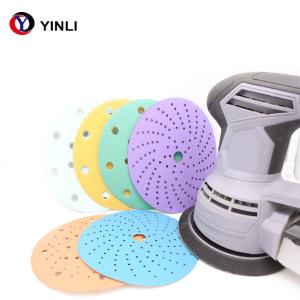 Quality Ceramic 150 Grit 5 Inch 8 Hole Sanding Discs For Polishing Car wholesale