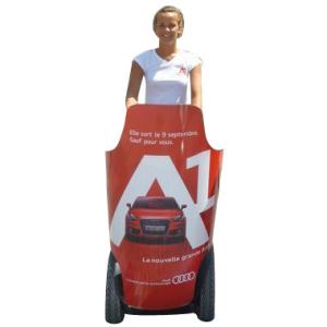 Quality Street Segway Electric Scooter With Poster Board Cable Lock Preventing wholesale