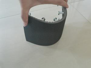Quality Soft P3 Outdoor LED Display Screen IP43 Full Color Curved With Magnet wholesale