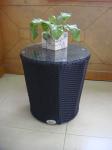 3pcs poly rattan pool furniture