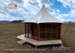 Durable Luxury Glamping Tents Structures For Resorts 25 Years Life Span