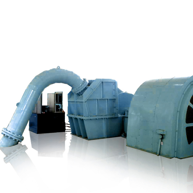 High Voltage Pelton Hydraulic Turbine Generator 6-10kV Rated Voltage 500-3000r/min Air/Oil Cooling
