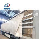 PVC Tarpaulin Sliding 45FT 40FT Curtain Side Semi Trailer for Enclosed Cargo