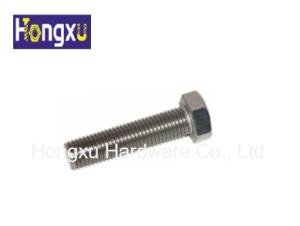 China SS304 Stainless Steel DIN933 Hex Bolts , External hexagon bolt stainless steel full thread external hexagon screw on sale