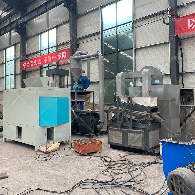 Electrostatic Separator for Plastic Rubber Silicon Separation in Machinery Repair Shops
