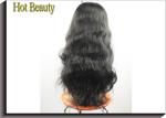 Unprocessed Virgin Human Hair Front Lace Wigs With Baby Hair Around,12 Inch - 28