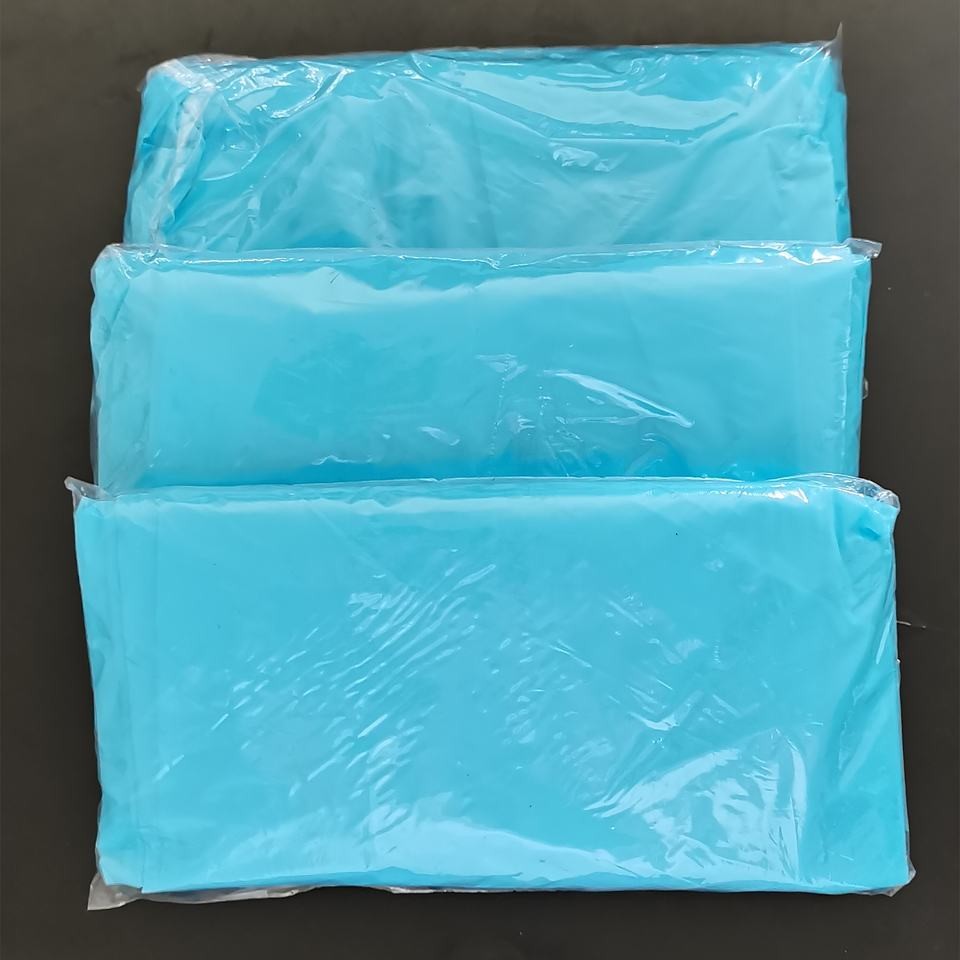 CPE GOWN, PLASTIC MEDICAL DISPOSABLE APRONS FOR DOCTOR, BIOHAZARD APRON, SURGICAL APRON, LOGO CUSTOMIZED EXAM APRON