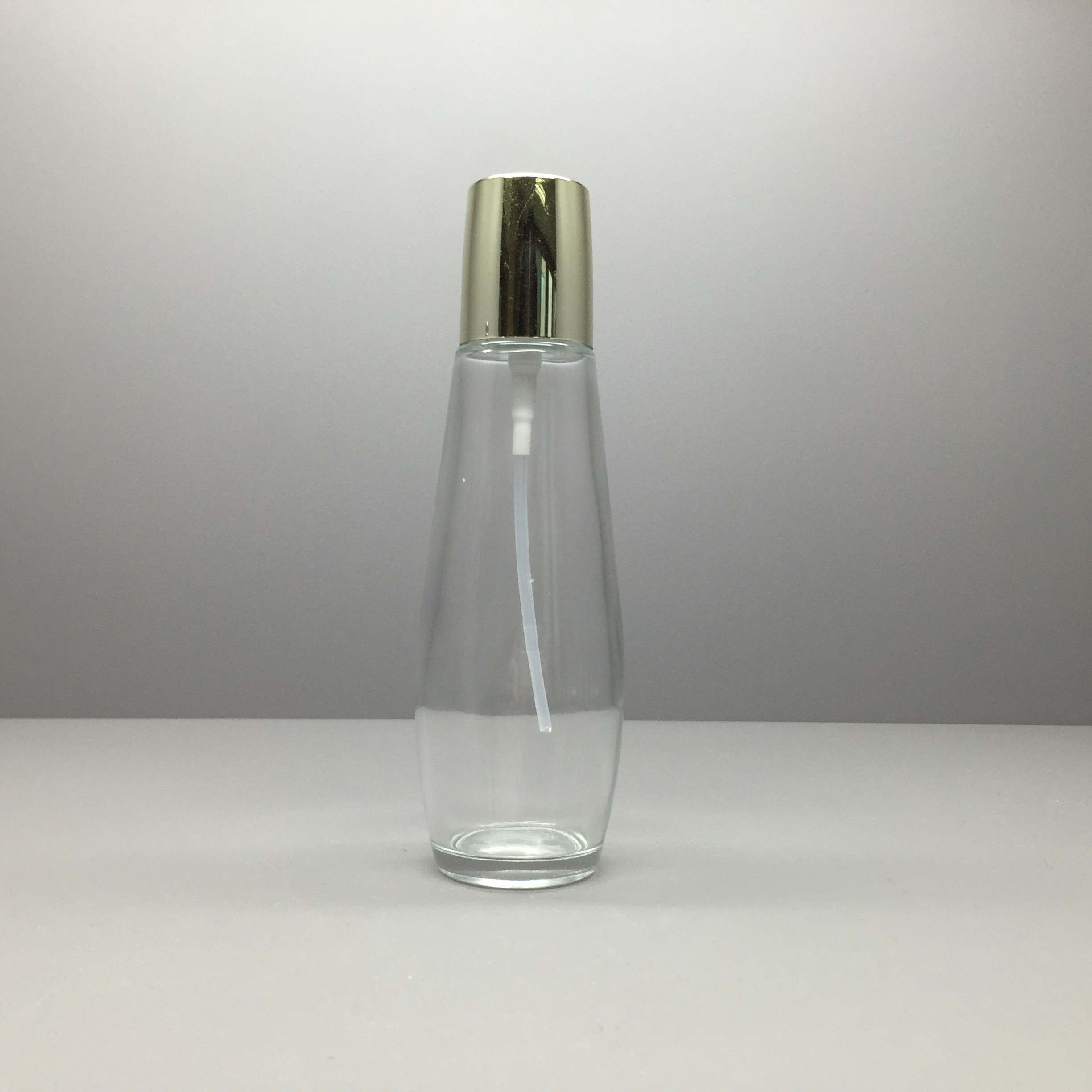 120ml 100ml Sprayed Cosmetic Packaging Empty Glass Bottle ISO Flint Glass