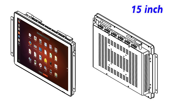 15-Inch Linux Industrial Console for Building Automation, Manufacturing Data Displays, Exhibition Booths, and Traffic Systems