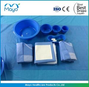 Quality OEM Angiography Drape Set Mayo Sterile Angio Drape Kits wholesale