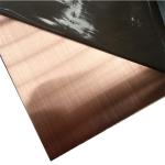 PVD Bronze Titanium Stainless Steel Coil Champagne Rose Golden 8K Mirror
