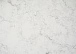 Bathroom Vanitytop White Quartz Stone , Solid Color Quartz Countertops
