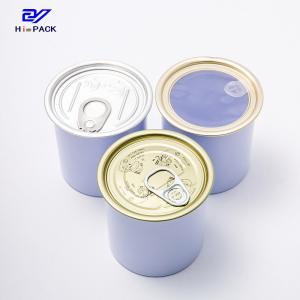 Quality 230ml Personalised Cigarette Tin D65X73mm Silver Cigarette Tin wholesale