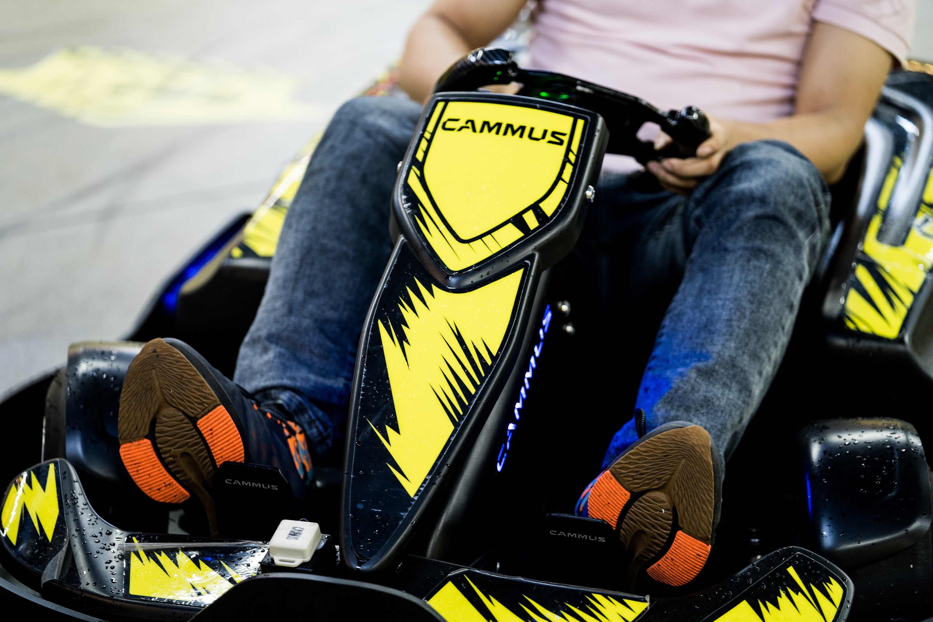Kids One Key Slowdown Electric Go Kart Racing 3500W 28km/H Safe Speed