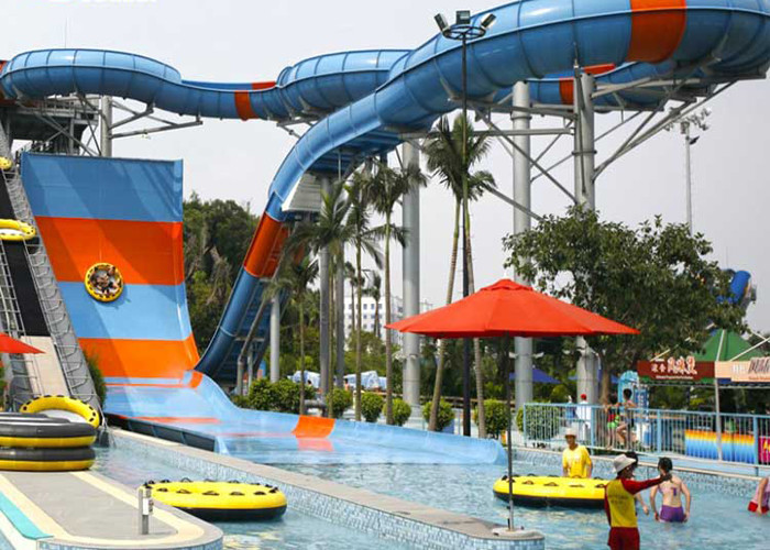 Interesting Water Park Slide / Adult Water Slide For Indoor Amusement Water Park