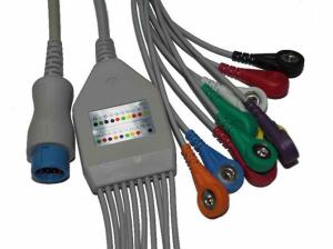 Quality Mindray EKG Machine Cable One Piece 12 Feet With 10kΩ Resistance wholesale