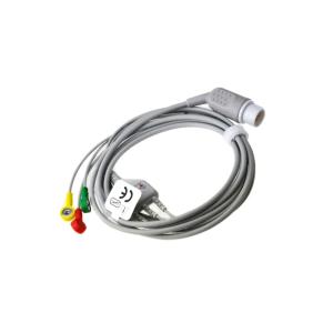 Quality 3.6m Adult Pediatric AHA IEC ECG Patient Cable 8 Pin For HP wholesale