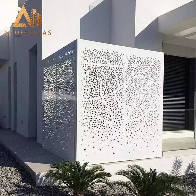 Aluminum Decorative Perforated Exterior Privacy Panels