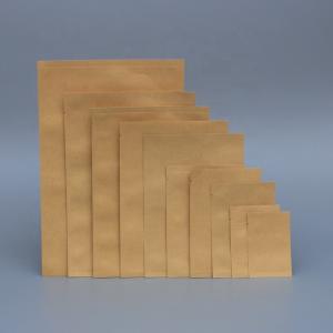 Quality 3 Side Seal Waterproof Kraft Paper Snack Food Packaging wholesale