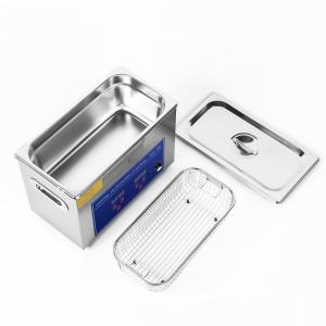 Quality Industrial Ultrasonic Cleaner 180w 40kHz Power Frequency Timer Adjustable 0~30min 3.9Kg Weight wholesale