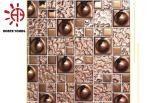 HTY - TRG 300 300*300 Beautiful Rose Gold Color Plating Ceramic Glass Metal