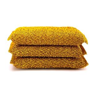 Quality Anticorrosive Kitchen Cleaning Scourer Microfiber Kitchen Sponge Scourer 12.5*9*2cm wholesale