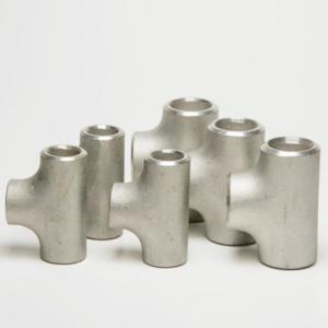 Quality ASME B16.9 WP304L / 316L Stainless Steel Equal Tee Stainless Steel Pipe Fitting wholesale