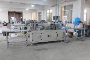 Quality Fully Automatic non woven Face Mask Making Machine , Earloop Welding Medical Mask Machine 11KW wholesale