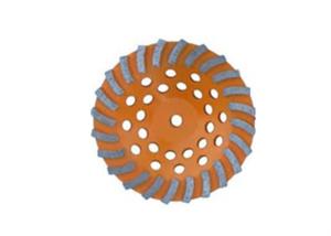 Quality Brown Turbo Diamond Cup Grinding Disc 4.5 Inch Concrete Cup Wheel wholesale