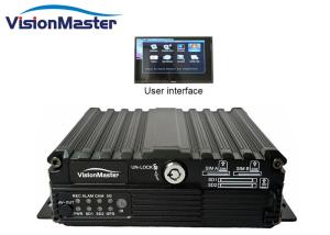 Quality 4ch Digital Vehicle Mobile DVR With GPS SD Card Storage Anti Vibration wholesale