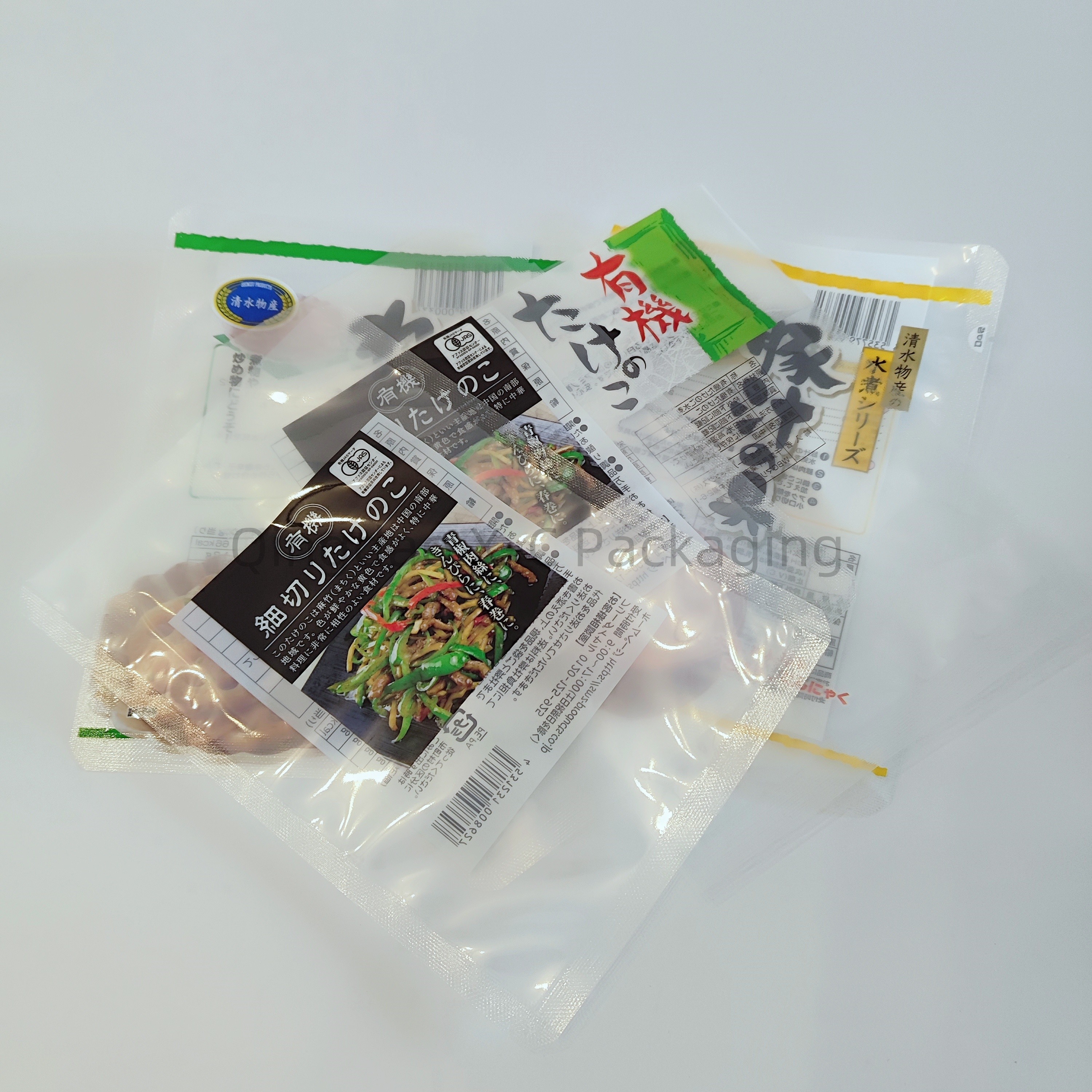 Waterproof 3 Side Seal Bags Custom Printed Food Packaging Pouch For Peanut Grain