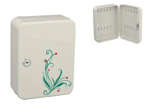 Quality 8 Inch High Portability 20 position Wall mounted Solid Steel Key Cabinet Storage Safes With 2 Keys wholesale