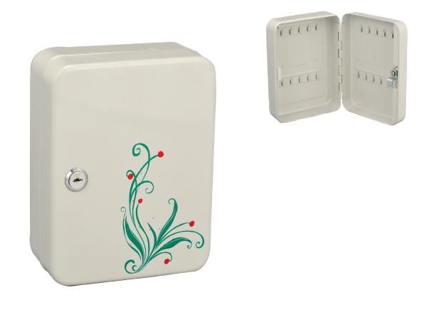 8 Inch High Portability 20 position Wall mounted Solid Steel Key Cabinet Storage