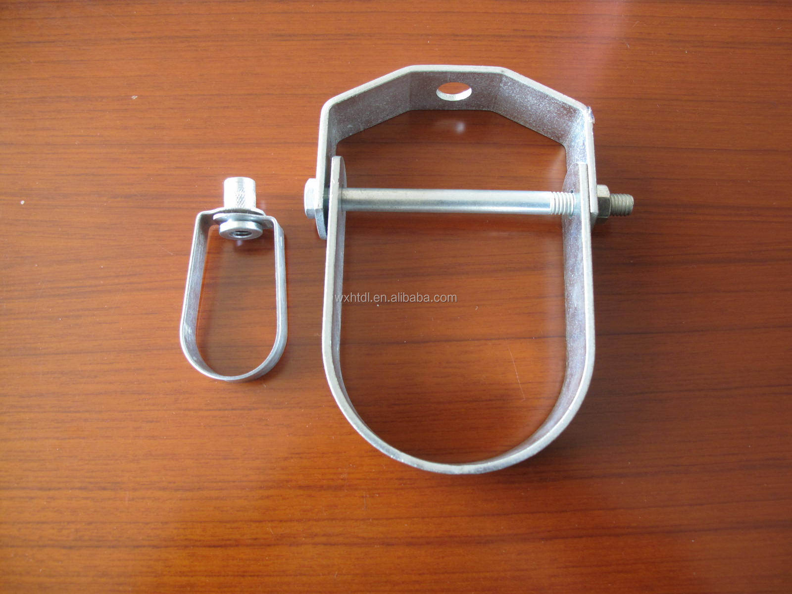 Stainless Steel Pipe Clamps With Rubber Grommet Brackets Strap Support