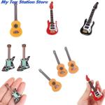 1:12 Dollhouse Miniature Music Electric Guitar For Kids Musical Toy House Decor