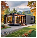 Outdoor 40ft or 20ft Modern Design Expandable Container Home Prefab Residential