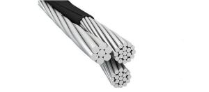 Quality ISO14001 Aerial Bundle Cable LSOH Sheath Triplex Overhead Service Drop Cable wholesale