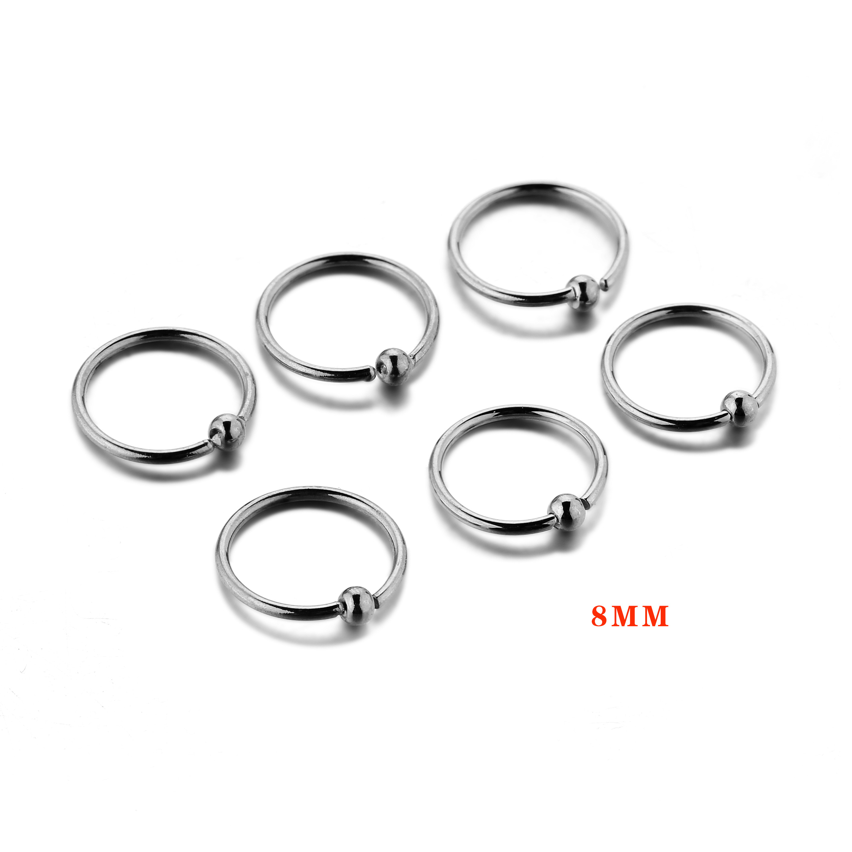 Fashion jewelry stainless steel body piercing nose ring with factory price