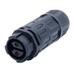 IP67 Rating Electronic Waterproof Connector PA66 Plug For LED Lights / Vehicles