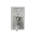 Flush Mounted SPDT Momentary Key Switch ON OFF Sign Customised Logo