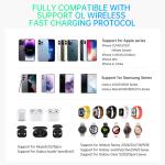 ABS Zinc Alloy Magnetic Wireless Charger Output 5W/7.5W/10W/15W For IPhone12/13