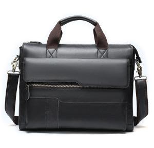 Quality Leather Laptop Briefcase For Men Or Women Office School Bag BRB04 wholesale