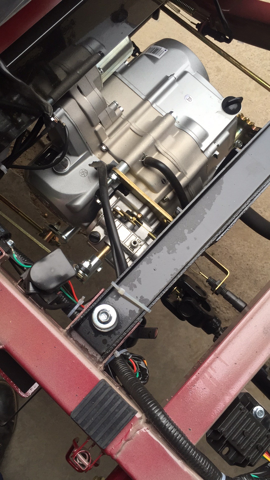 Al Alloy Tricycle Reverse Gearbox , All Closed Cabin Three Wheel Motorcycle Gearbox