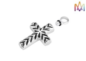 Quality Cross Shaped Urn Necklace Charms wholesale
