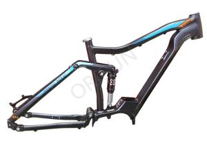 Quality 27.5 Inch Electric Bicycle Frame , Full Suspension Enduro Ebike Frame wholesale