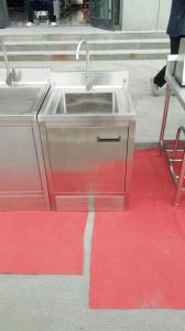 Quality round stainless steel sink matierals 304 for hospital or restaurunt wholesale