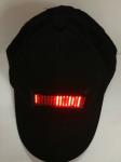 Promotional Blue LED message cap