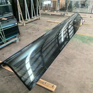Quality Small Radius Curved Glass Hot Bent Laminted Insulated Sun Film Coated Glass High-Difficulty Glass Columns wholesale
